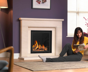 Ravel 600 Amalfie Suite Micro Marble Fireplace