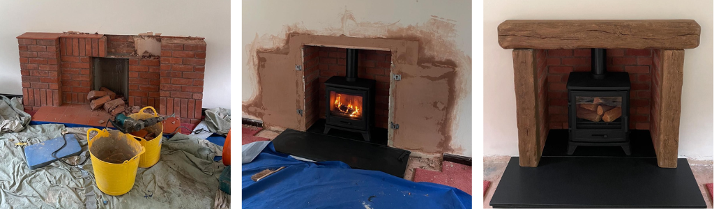 Multifuel Stove Installation in Stafford